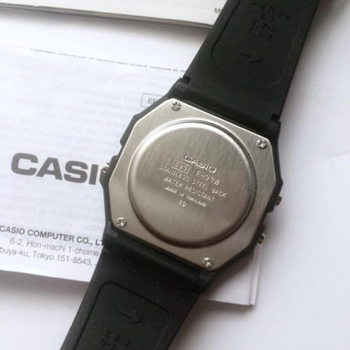 Relógio Masculino Casio Vintage F91WG9QDF, Preto