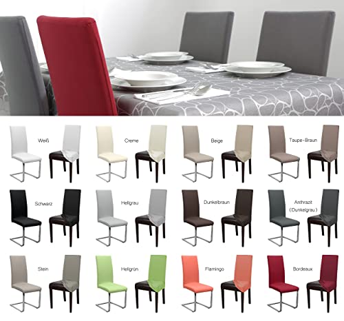 BEAUTEX Set di 2 coprisedie in Jersey (Colore