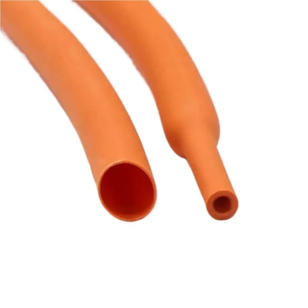 Tubo termorretráctil, Tubo termorretráctil de PE Naranja 2:1, 1-50 mm diámetro, 1/3/5 m