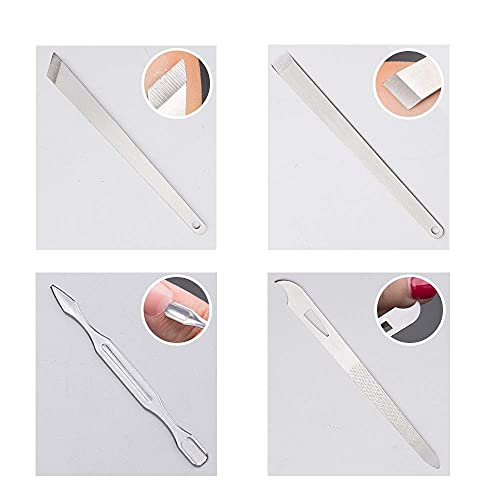 Maniküre Sets Maniküre Pediküre Werkzeuge für Damen/Herren - 15 Stück Edelstahl Nagelknipser Scheren Set Professionelles… – Bild 6