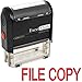 ExcelMark File Copy Self Inking Rubber Stamp - Red Ink