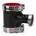 RIAYOOE T-Piece Silicone Hose, 3-Way for BOV Coupler Blow Off Valve Tube Adapter, ID=2.5
