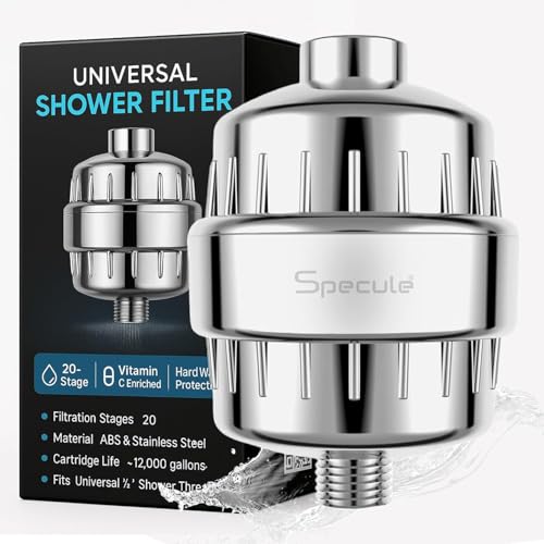 Image of Shower Hard Water Filter | Hard Water Softener For Taps | Shower Softener for Hard Water | Water Softener For Home | Reduces Hair Fall & Protects Skin