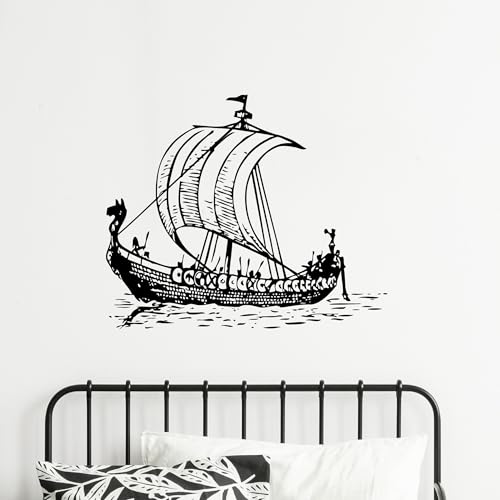 Viking Ship Wall Decal Sticker. Kid's Room Wall...