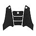 Tankpad Motos pour Honda CBR650R CB650R CB CBR 650R 2019-2021 Moto Réservoir Pad Protecteur Autocollant Décalcomanie Gaz Genouillère Réservoir Traction Pad (Color : Black)
