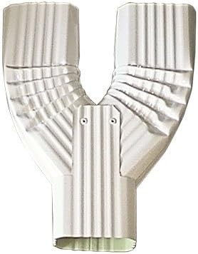 Aquabarrel Made in USA - Downspout Gutter Y Diverter 3 x 4, Y Downspout, Gutter Downspout Y Connector, Downspout Diverter, Downspout downspout Y Connector Choose Color: White, Royal Brown, Black