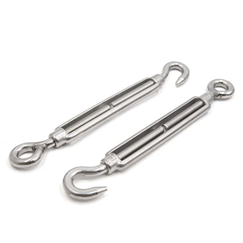 Ruilogod Tensores Ojal Acero Inoxidable 304 M10 2 piezas miniatura 1