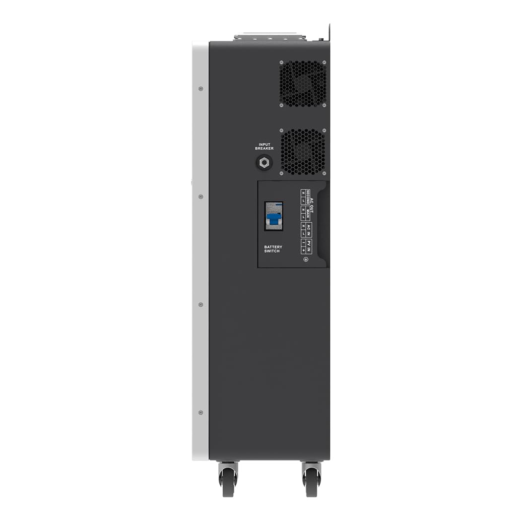 Sistema di accumulo di energia all-in-one da 5,12 kWh con inverter solare da 4,2 KW, uscita sinus pura AC220 V, caricatore solare MPPT, ingresso PV max 500 V
