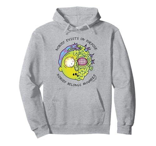 Rick and Morty Nobody Felpa con Cappuccio
