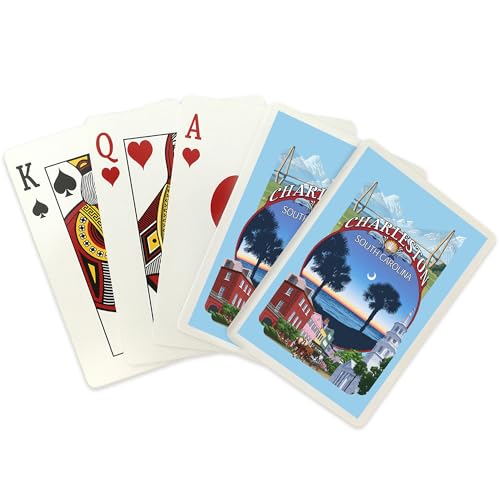 Baraja de cartas Poker Charleston South Carolina 52 cartas miniatura 2
