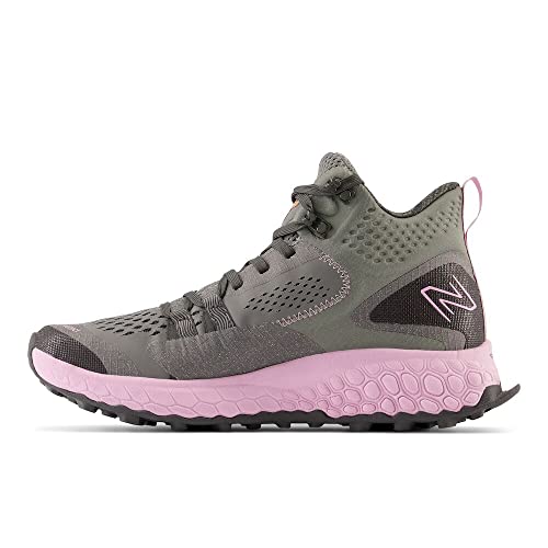New Balance Women's Fresh Foam X Hierro V1 Mid-Cut Trail Running Shoe, Harbor Grey/Lilac Cloud/Blacktop, 5 M