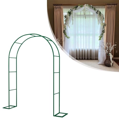 Arche de jardin pour extérieur 220 cm, treillis métallique pour fleurs et fêtes