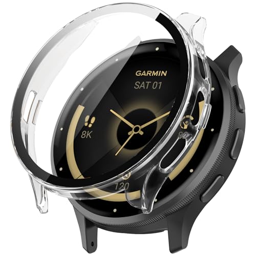 RoSoki Garmin Venu 3S 41mm Ή P[X یJo[ X}[gEHb`P[X KX ̌^ ϏՌ PCf ^ Jo[ h~  ϏՌ Sʕی EȒP y Garmin Venu 3S 41mm Ή 