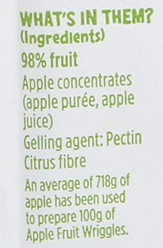Kiddylicious Apple Fruit Wriggles, 12g