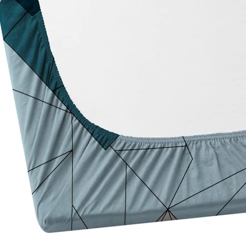 Image of 350 TC Premium Heavy Cotton Feel Elastic Fitted Bedsheet Queen Size with 2 Pillow Covers || Double Bed with All Around Elastic (Beige, Fitted -60x78 Queen)