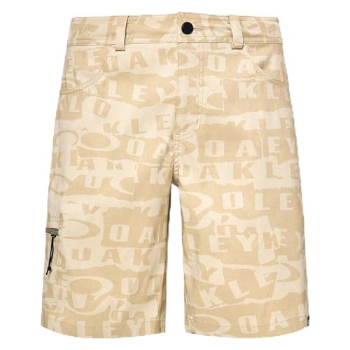 Short de golf Oakley stretch et respirant Transition Ransom gris 50