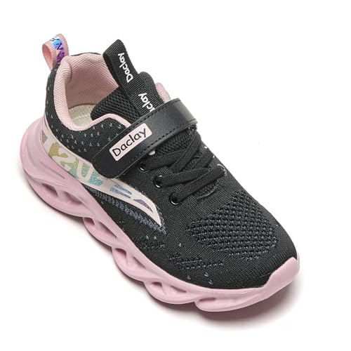 Image of Daclay Kids Sports Shoes Running Shoes for Spring and Autumn Casual Knit Sneakers for Girls Boys School Students Teenager