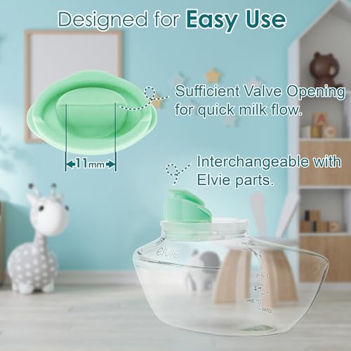 Válvulas Nenesupply 6 piezas compatibles con extractores Elvie miniatura 5