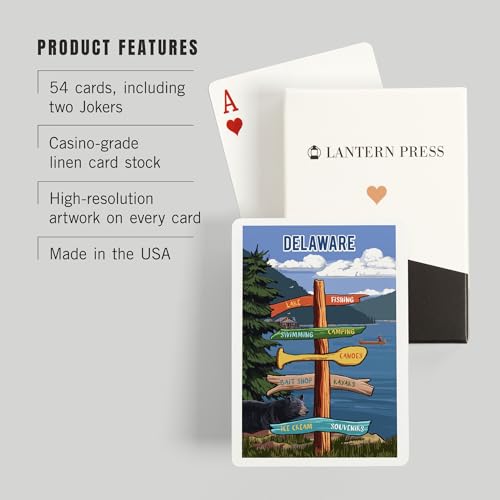 Lantern Press Baraja de Poker 52 Cartas para Adultos miniatura 3