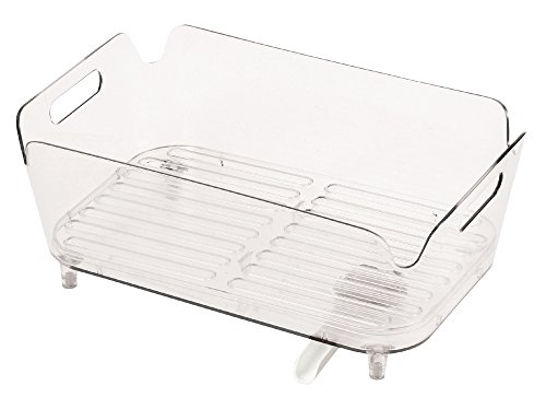 PEARL METAL HB-3800 Drainer Basket for Drainer Rack, Clear, Width 15.0 x Depth 9.4 x Height 5.9 inches (38 x 24 x 15 cm), Clear