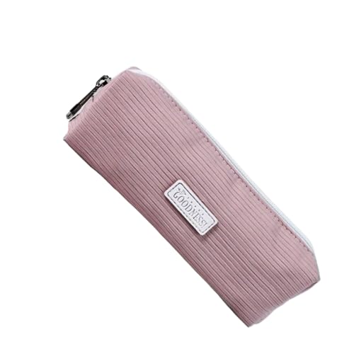 Image of Pencil Case for Girls, Dual Zipper Pen Pouch, Small Aesthetic Stationery Bag, Cute Makeup Organizer, Portable Storage Bag