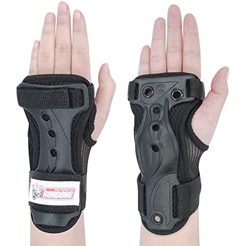 RUNDONG Wrist Guards,Adults/Kids Wrist Pads Boys Girls Children Protective Street Sports Skate Pads for Skateboarding Skating Snowboarding Outdoor Extreme Sports Cover