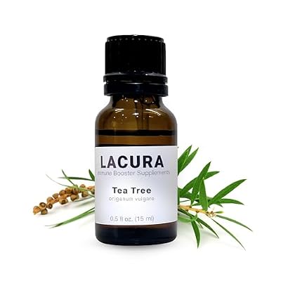 LaCura Tea Tree Essential Oil 100% Pure & Potent Distilled for Clarity, Freshness & Multi-Use Wellness Ingestible, Aromatherapy & Topical Use 15ml