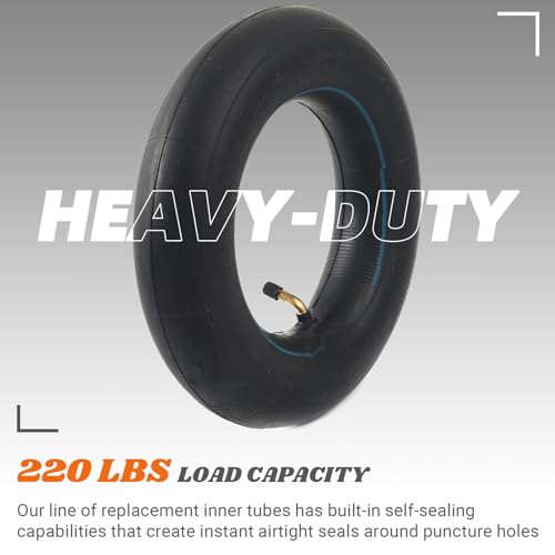 Image of (1 Set) Universal Replacement Rear 110 /50-6.5 Tire and Tube Set - Fits Most 38cc, 47cc, and 49cc Mini Pocket Bikes - Compatible with MTA1 /MTA2, GP-RSR, and More - Angled Valve Stem for Easy Inflation
