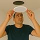 JANDEI – Rundes LED-Einbaudownlight, 18 W, 1500 Lumen, extraflach 13 mm, Montageloch Ø 200–205 mm, Kaltweiß 6000k, inklusive Transformator