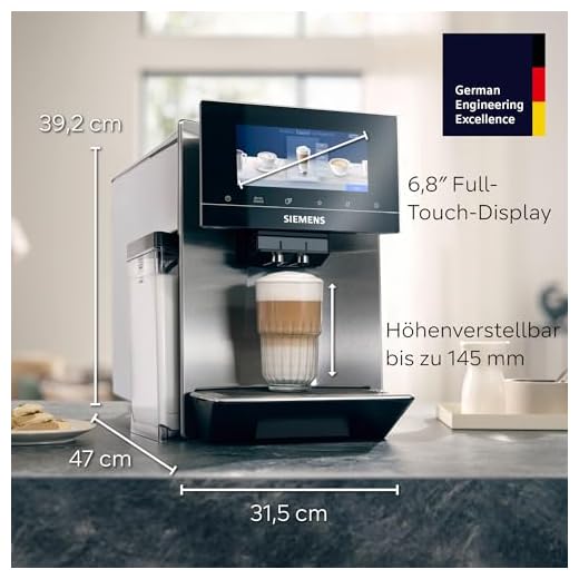 Siemens EQ900 Kaffeevollautomat Edelstahl