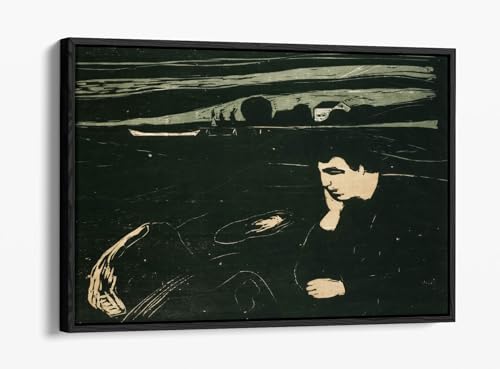 Toile Melancholy III par Edvard Munch : exprimez votre sensibilité artistique avec élégance