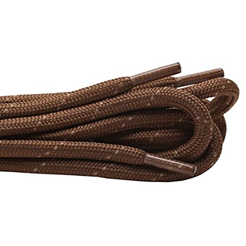 Image of Round Shoelace (2 Pair) Shoelaces for Hiking Shoes, Outdoor Walking Sneakers, Outdoor Hiking, Climbing, Basketball, Work Boot, Running, Sport Shoes