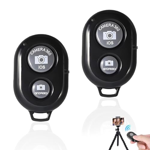 Telecomando Bluetooth Selfie, 2 pezzi, telecomando Bluetooth Android e Android,