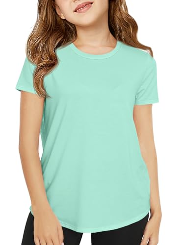 Image of Haloumoning Girls Short Sleeve T Shirts 5-14 Years