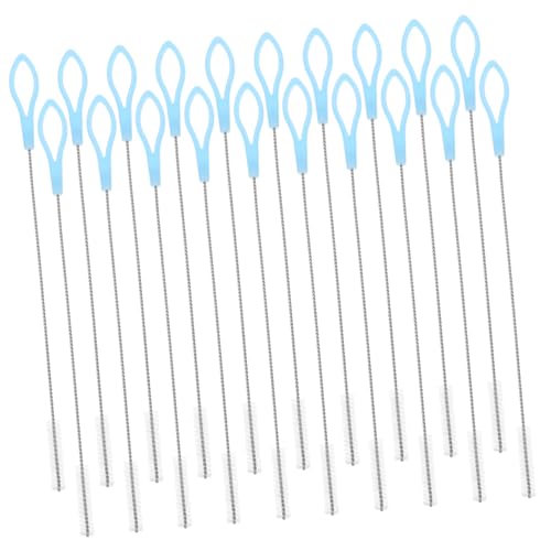 LOEFLIFA 20piezas Cepillo De Limpieza Para De Inoxidable De Cepillo Para Limpiar Tubos y Botellas Suave y Flexible Para Uso Diario y Fácil Almacenamiento