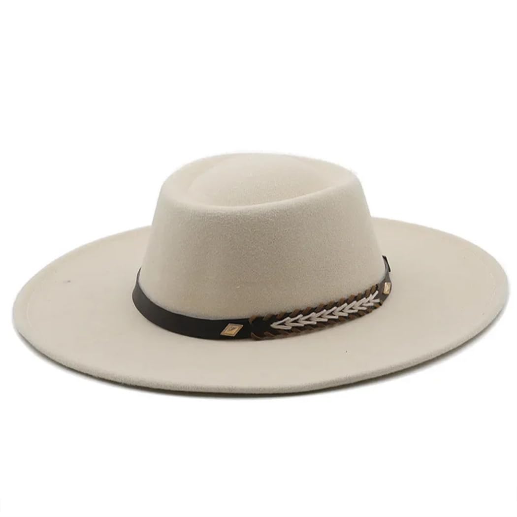 Cappelli Fedoras da donna in feltro 9,5 cm a tesa larga formale Jazz Caps Bombetta abito da sposa cappello Chapeau Femme