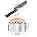 JXINLODGEG Cortador ondulado 2 piezas de acero inoxidable para patatas verduras patatas fritas cortador ondulado cuchillo ondulado para verduras cuchillo acanalado para patatas frutas ensaladas Imagen de JXINLODGEG Cortador ondulado 2 piezas de acero inoxidable para patatas verduras patatas fritas cortador ondulado cuchillo ondulado para verduras cuchillo acanalado para patatas frutas ensaladas