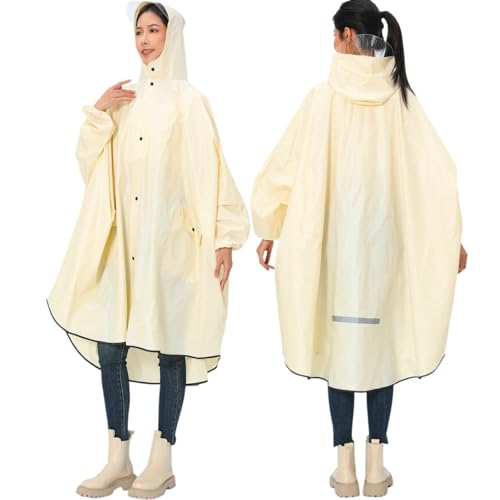 Adult Rain Poncho - Waterproof EVA Cape-Style