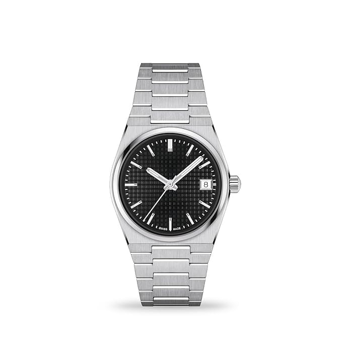 Image of Mister Empire Analog Wrist Watch for Men, Stainless Steel, Black /White Dial, DRM PE-11