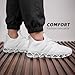 Men's Breathable Walking Shoes Non Slip Casual Sport Tennis Running Shoes Athletic Gym Blade Fashion Sneakers White 13