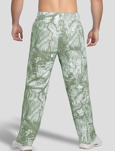 SEAUR Mens Camo Pants Graphic Print Baggy Track Pants with Pocket Hunting Elastic Waist Joggers Trousers Streetwear2