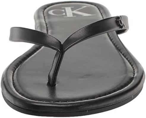 Calvin Klein Women's Crude Flip-Flop, Black 001, 11 | Image 1