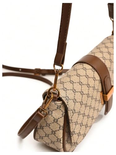 Verdusa Women's Elegant Flap Evening Bags Retro Top Handle Leather Shoulder Bag4