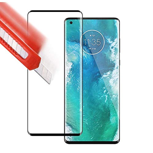 for Motorola Moto Edge Plus Tempered Glass Screen Protector - [2 Pack] Tempered Glass Screen Protector Frontier Protective Protector Clear Cover for Motorola Moto Edge Plus Edge+