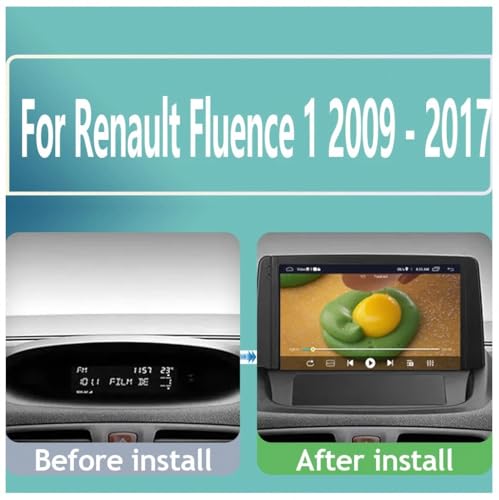 Navegador de Coche 2 DIN con Android Auto inalámbrico para actualizar tu Renault Fluence 2