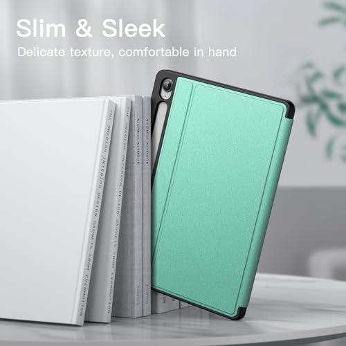 Image of JETech Cover Case for Samsung Galaxy Tab S10 Lite / S10 FE / S9 FE 10.9-Inch with S Pen Holder, Slim Folio Stand Protective Tablet Cover, Multi-Angle Viewing (Green)
