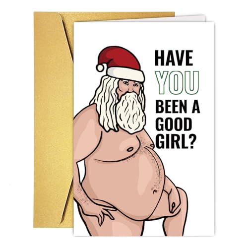 COLINHELIN Funny Christmas Card For Her, Chritmas Card for Wife, Christmas Card Gift for Girlfriend,...