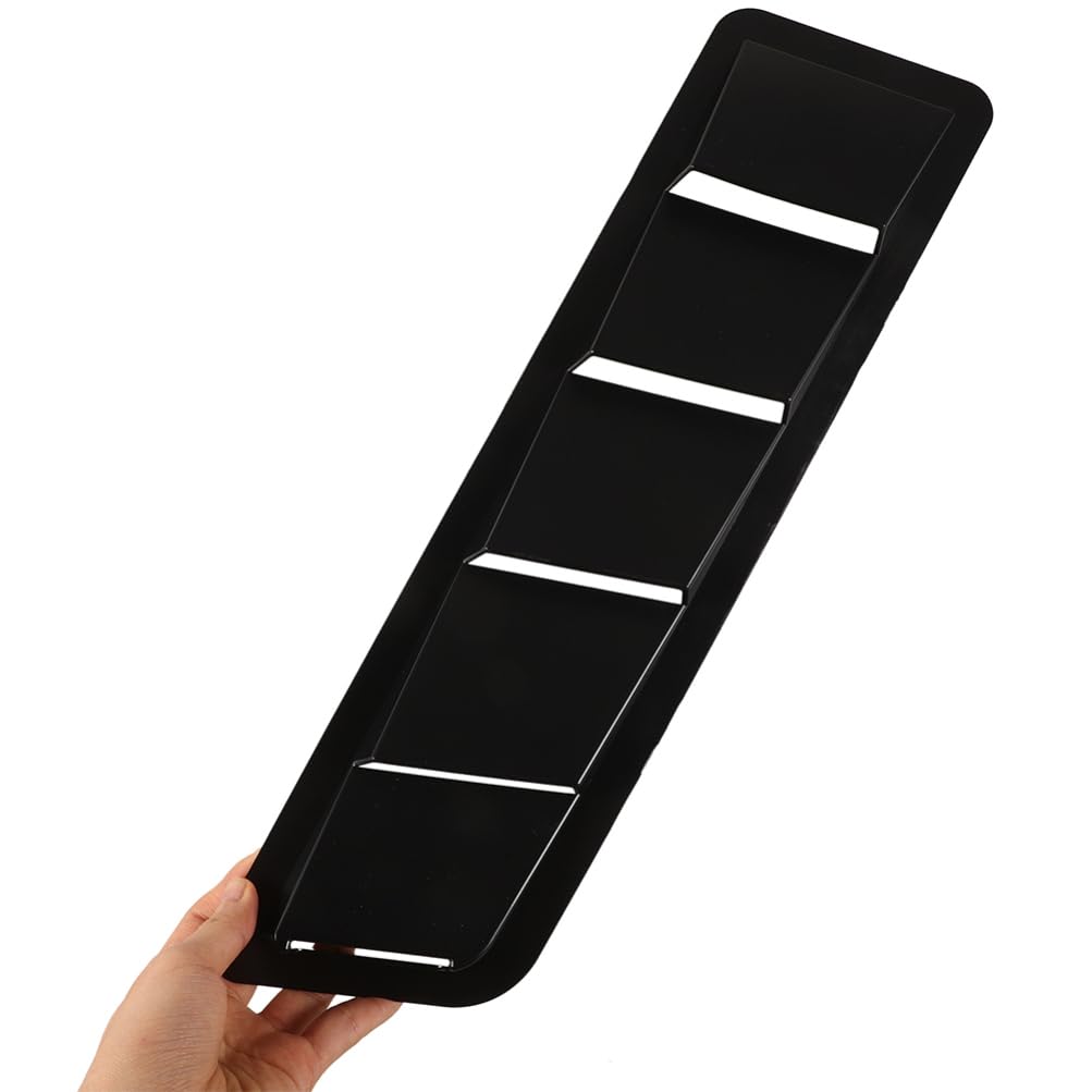 Pannello Presa Aria Cofano Auto 4 Pezzi in Abs Nero | Copertura Esterna per Veicolo, Installazione Semplice, Design Unico e Stile Moderno