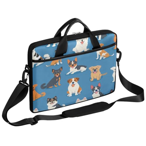 Bolsa para portátil 15 pulgadas con patrón de perro miniatura 1