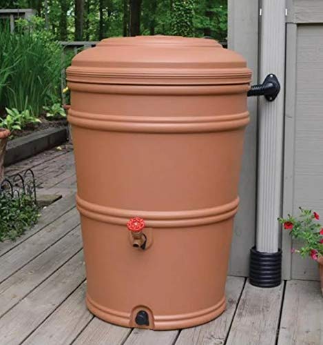 Earthminded Rain Barrel Diverter And Parts Kit, 2 Pack - For 2 X 3 And 3 X 4 Inch Downspouts, Includes Spigot And Downspout Water Diverter - Convert Containers Into Rain Barrels - Rbk-0001 #TOP6
